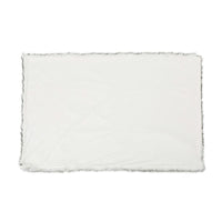 Throw Blanket, 50 x 60 Soft Faux Fur Design, Heather Gray Finish -BM327729