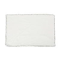 Throw Blanket, 50 x 60 Soft Faux Fur Design, Heather Gray Finish -BM327729