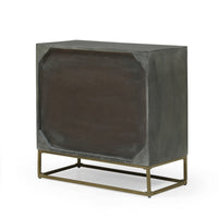 Nightstand Table Cabinet, 29 Inch, 3 Drawers, Boho Brown Mango Wood -BM327739