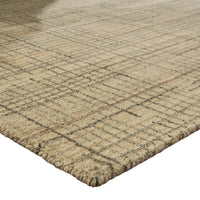 Stena 5 x 7 Inch Medium Area Rug, Abstract Pattern, Ivory Gray Tan -BM327751