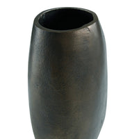 Vase, Abstract Decorative Figurine of a Head, 13 Inch Bronze Aluminum -BM327763