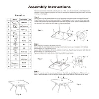 Ainy 6pc Patio Dining Table Set, 4 Folding Chairs and Umbrella, Beige -BM328010