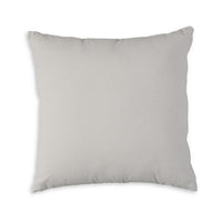 Square Accent Throw Pillow, 20 Inch, Woven Gray Polyester, Polyfill -BM328061