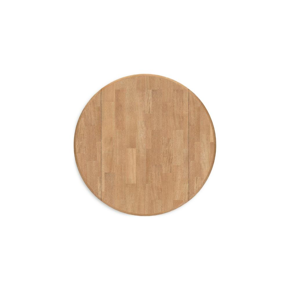 Gasy Dining Table, Extendable 26-42 Inch, Dark Green Wood, 2 Leaves -BM328074
