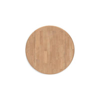 Gasy Dining Table, Extendable 26-42 Inch, Dark Brown Wood, 2 Leaves -BM328075
