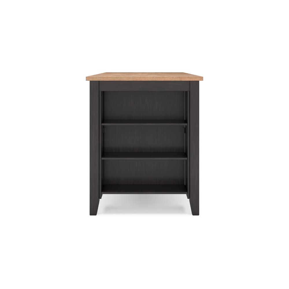Gasy Counter Height Dining Table, 60 Inch, Brown, Mango Wood Veneer -BM328080