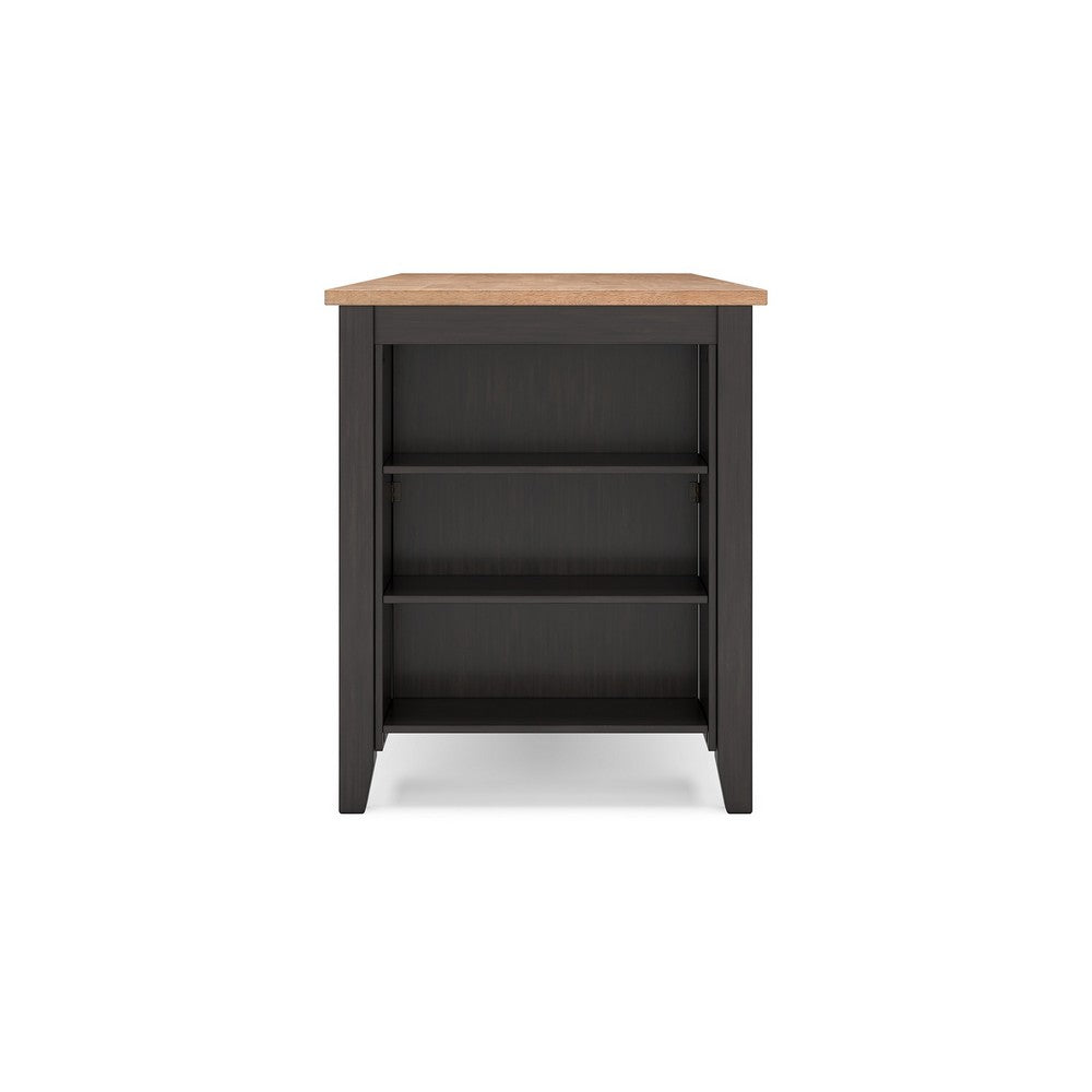 Gasy Counter Height Dining Table, 60 Inch, Brown, Mango Wood Veneer -BM328080