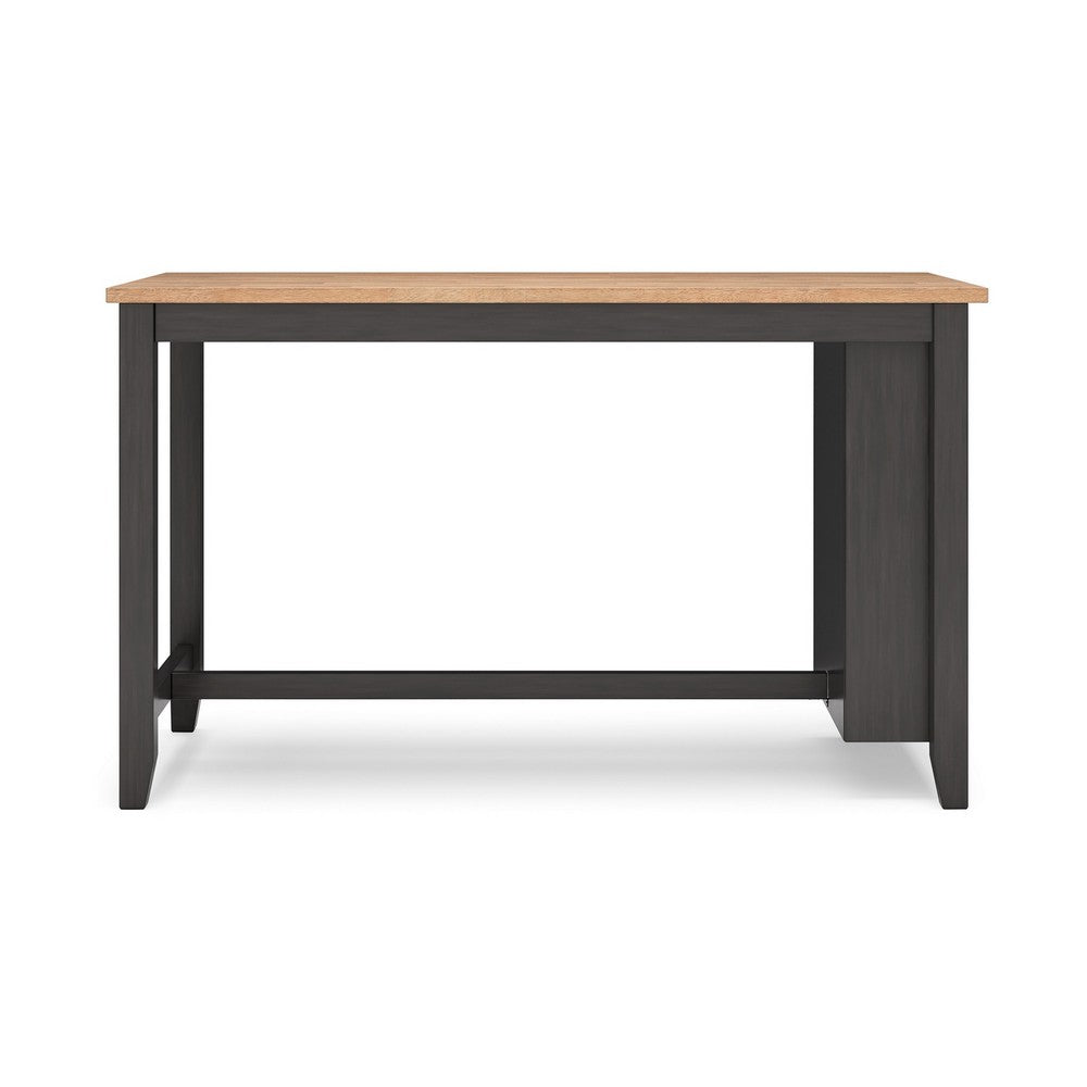 Gasy Counter Height Dining Table, 60 Inch, Brown, Mango Wood Veneer -BM328080