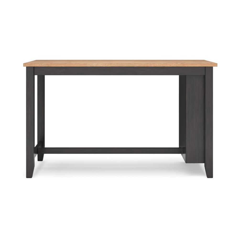 Gasy Counter Height Dining Table, 60 Inch, Brown, Mango Wood Veneer -BM328080