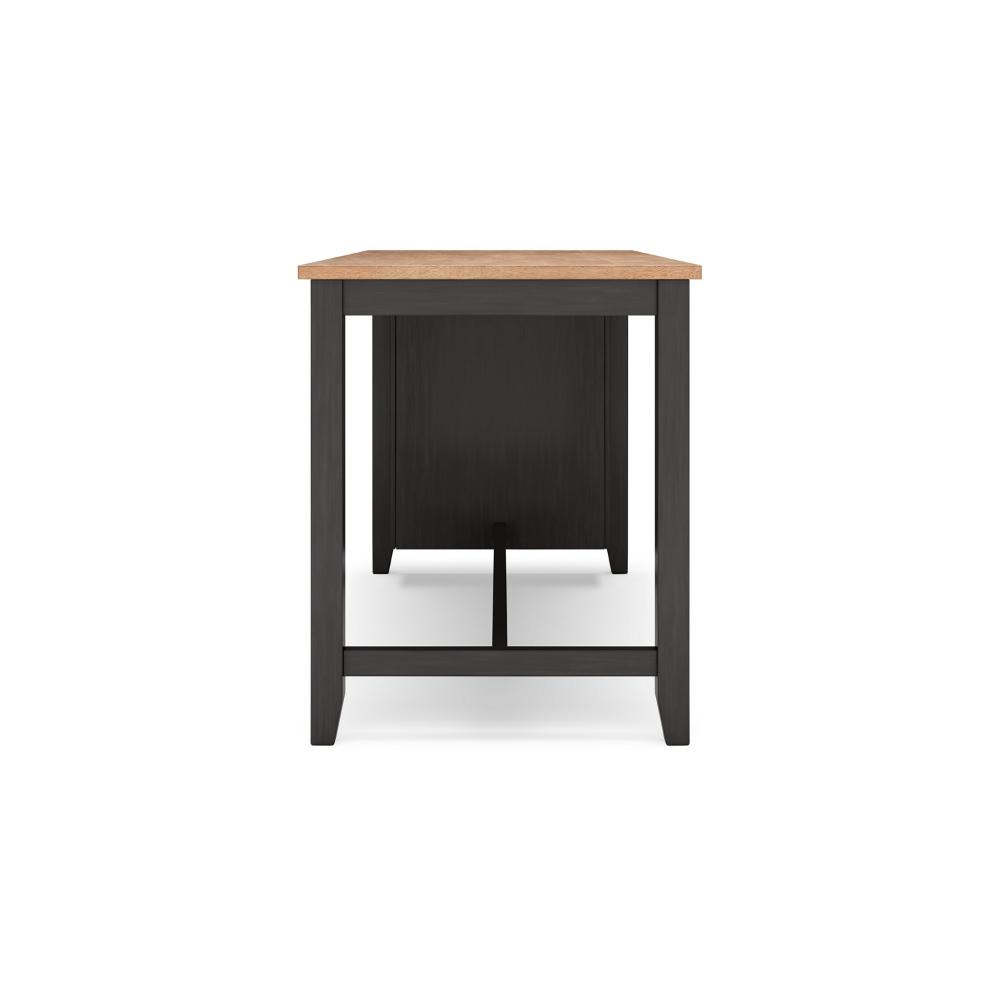 Gasy Counter Height Dining Table, 60 Inch, Brown, Mango Wood Veneer -BM328080