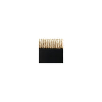 Anya Bar Height Stool, Woven Seagrass Seat, 30 Inch, Black Wood Frame -BM328099