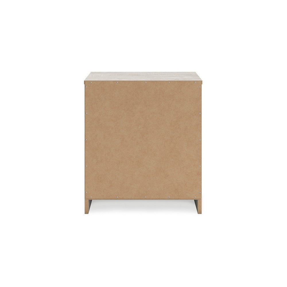 Shawn Nightstand, 1 Drawer and 1 Shelf, Light Gray Wood, 20 Inch -BM328137