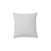 Square Accent Throw Pillow, 20 Inch Modern Embossed Embroidery, White -BM328264