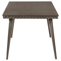 Nolan Dining Table, Dark Brown Hardwood, Rectangular 59 Inch Top -BM328738