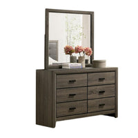 Meli 4pc Full Size Bedroom Set, Upholstered, Dresser, Gray Solid Wood - BM328895