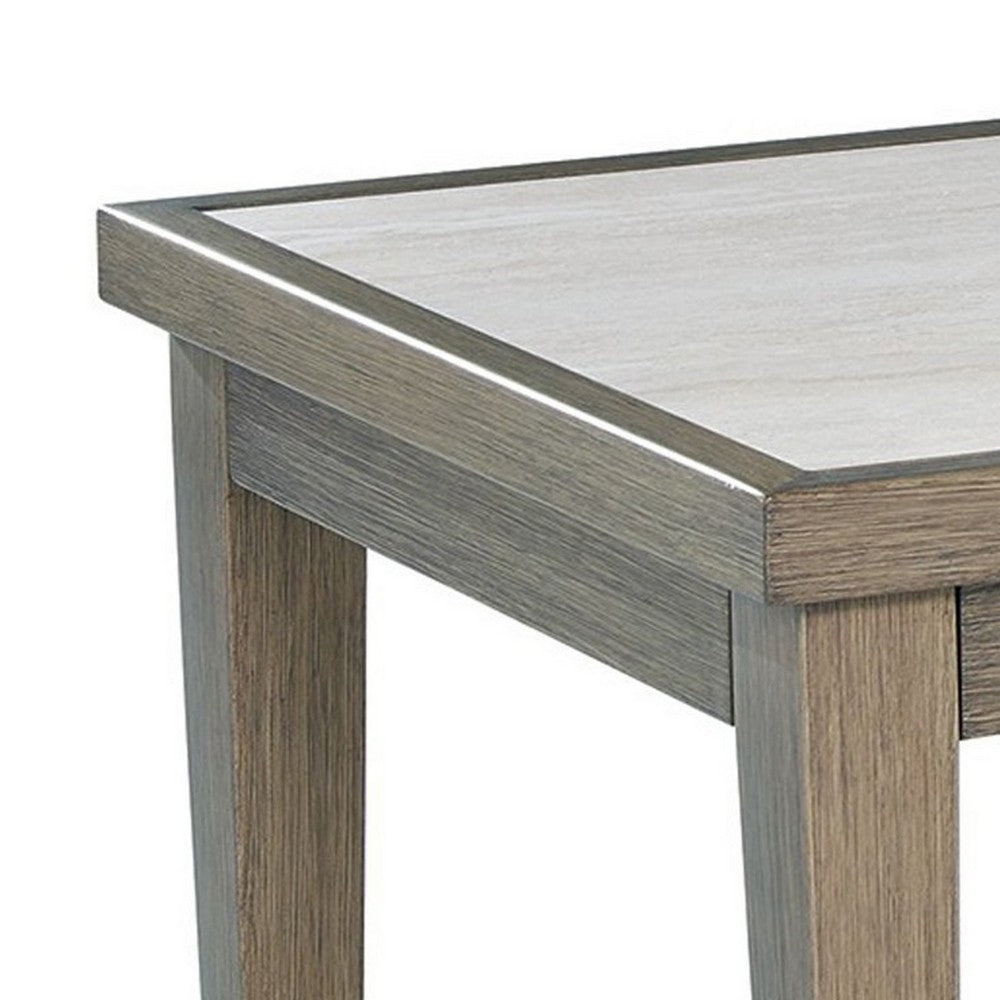 Inaya Outdoor Coffee Table, Brown, Beige Sintered Stone Top, 49 Inch -BM328996