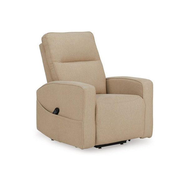 Lawson Power Lift Recliner Chair, Taupe Polyester, Soft Foam Cushioned -BM329051