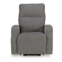 Lawson Power Lift Recliner Chair, Gray Polyester, Soft Foam Cushioned -BM329052