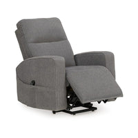 Lawson Power Lift Recliner Chair, Gray Polyester, Soft Foam Cushioned -BM329052