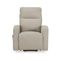 Lawson Power Lift Recliner Chair, Smoke Polyester, Foam Cushioned -BM329053