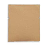 Corwin Wall Art Set of 4, Simple Flowers, Light Brown Wood Frame 23x27 -BM329058