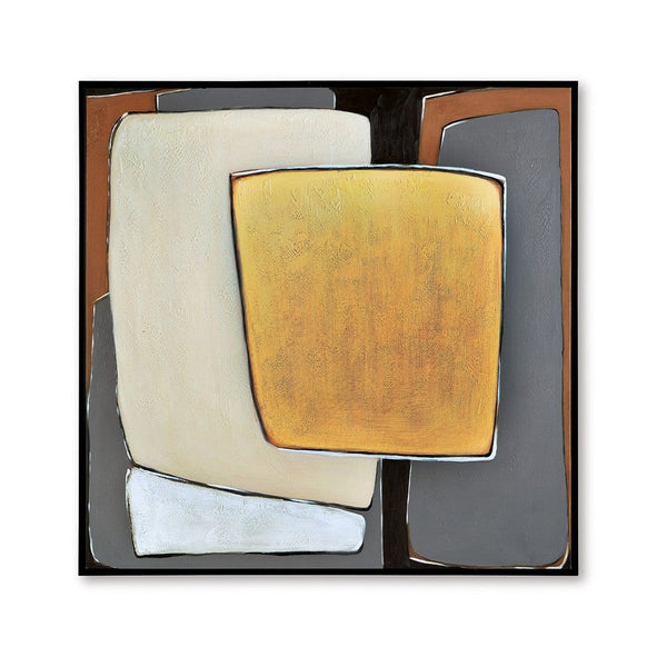 Bolton Wall Art, Multicolor Geometric Modernist Design, Canvas 48x48 -BM329060