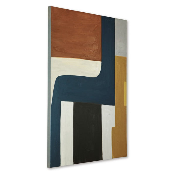 Sawyer Wall Art, Multicolor Abstract Modernist Design, Canvas 36x48 -BM329061