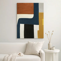 Sawyer Wall Art, Multicolor Abstract Modernist Design, Canvas 36x48 -BM329061