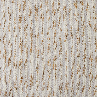 Lora Square Accent Throw Pillow, 20 Inch, Abstract Gold Stripes, Ivory -BM329065