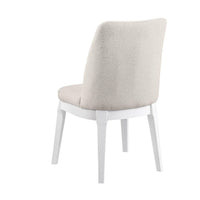 Risa Dining Side Chair Set of 2, Tall Back and Splayed Legs, Beige -BM329113