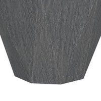 Cinti Accent Side Table, Gemstone Shape, Natural Gray Mango Wood -BM329157