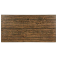Ayne Coffee Table, 1 Shelf, Distressed Brown Wood Frame, 47 Inch -BM329190