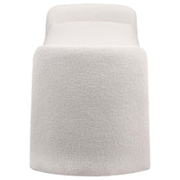Perie Accent Bench, Modern Ivory Boucle, Soft Foam Cushions, 55 Inch -BM329652