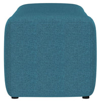 Sanna Accent Bench, Modern Channel Tufted Peacock Blue, 54 Inch -BM329656