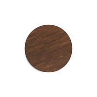 Jeyn Round Counter Table with Open Frame, 36 Inch Brown Mango Wood -BM329756