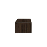 Maria Coffee Table, 2 Drawer and Waterfall Style, Brown Wood 47 Inch -BM329826