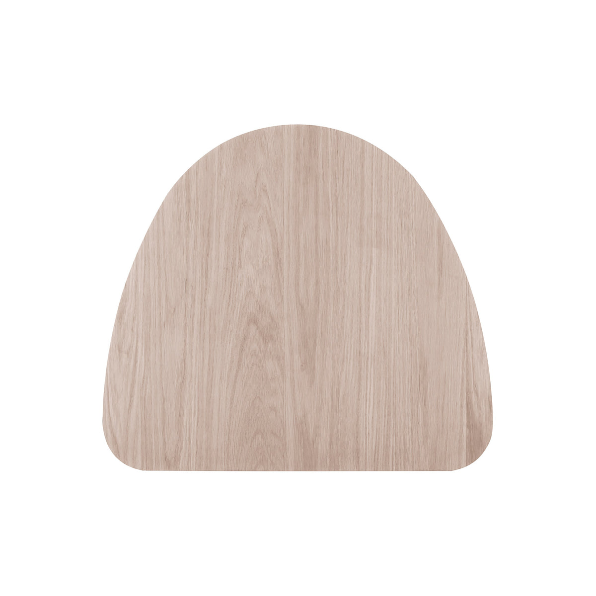 Scar Corner Dining Table, Curved Angle Design Whitewashed Wood 35 Inch  - BM329848