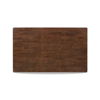 Accai Counter Height Dining Table, Angled Legs, Walnut Wood 59 Inch -BM329862