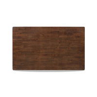 Accai Counter Height Dining Table, Angled Legs, Walnut Wood 59 Inch -BM329862