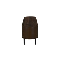 Brandon TV Stand Media Console, Shelf 2 Cabinets, Dark Brown, 71 Inch -BM329899