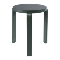 Mata Stacking Stool Ottoman, Set of 2, Modern Spanish Moss Green -BM330003