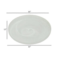 Niza Round Accent Planter Set of 2, White Weather Resistant Ceramic -BM330140