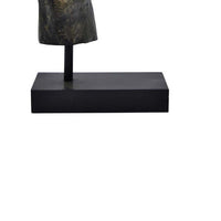 Lizzy Tabletop Decorative Hand Sculpture, Black, Bronze Resin 14 Inch -BM330178