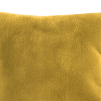 Rica Square Throw Pillow, 20 x 20 Soft Polyester Texture, Yellow -BM330333