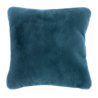 Rica Square Throw Pillow, 20 x 20 Soft Polyester Texture, Aqua Blue -BM330334
