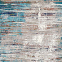 Tijo 8 x 11 Accent Area Rug, Multicolor Mediterranean Art Polyester -BM330337