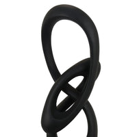 Bob Accent Tabletop Decor, Abstract Sculpture, Black Resin, 37 Inch -BM330953