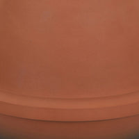Decorative Flower Vase, Terracotta Inspired Orange Ceramic 10 Inch -BM330971
