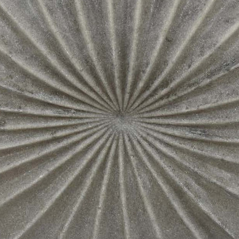 Wink Accent Vase, Sea Urchin Gray Resin Statuette, Modern 20 Inch -BM330995