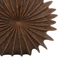 Wink Accent Vase, Sea Urchin Brown Resin Statuette, Modern 20 Inch -BM330996